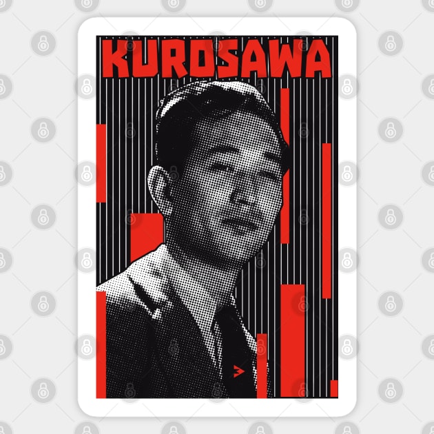 Akira Kurosawa Sticker by Exile Kings 